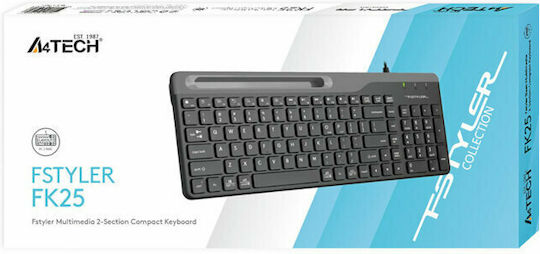 A4Tech Fstyler FK25 Nur Tastatur Griechisch
