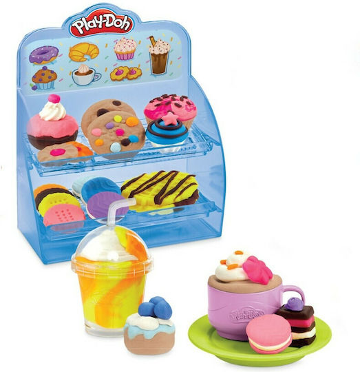 Hasbro Play-Doh Plasticine - Super Colorful Café Playset Game for Ages 3+