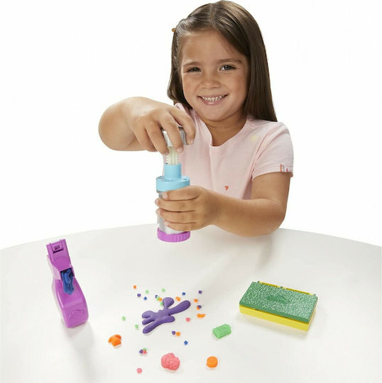 Hasbro Плей-Доу Пластелин - Игра Zoom Vacuum & Clean Up за 3+ Години 5 Бр