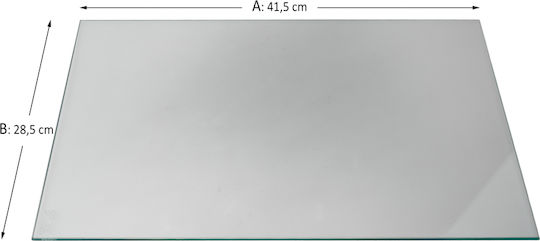 Innenraum-Glasscheibe Für Ofen Bosch Neff Pitsos Siemens 41,5 X 28,5 cm