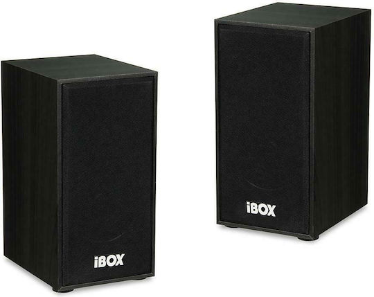 iBox IGLSP1 Difuzoare de Calculator 2.0 cu Putere 10W în Negru Culoare