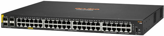 HP Aruba 6100 Managed L2 PoE+ Switch with 48 Gigabit (1Gbps) Ethernet Ports and 4 SFP Ports