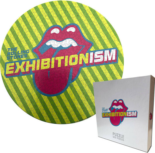 Rolling Stones - Exhibitionism Round Puzzle 2D 500pcs RSPUZZLE01