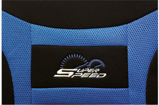 Petex Car Cover Set 11pcs Polyester Turbo Blue