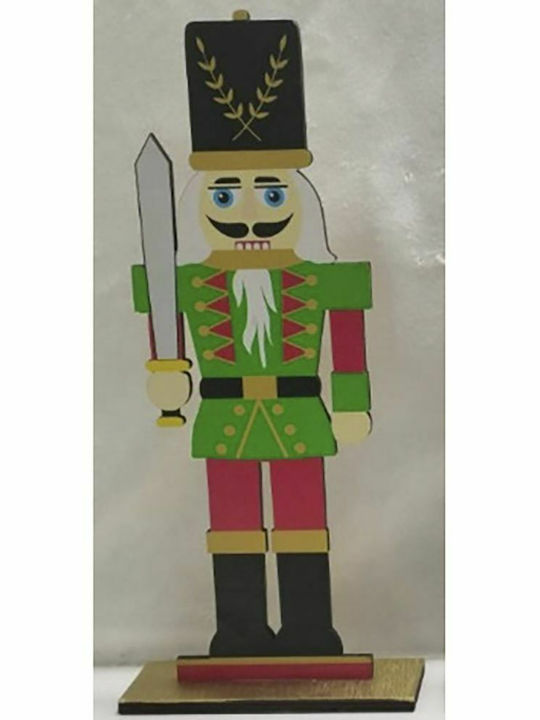 Iliadis Wooden Christmas Nutcracker 30cm Green