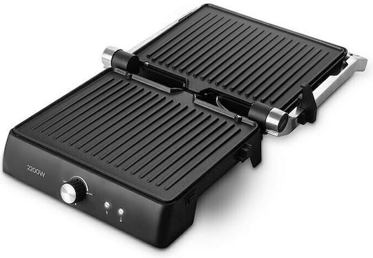 Pyrex SB-297 Sandwichmaker mit Abnehmbaren Platten für for 4 Sandwiches Sandwiches 2200W Inox