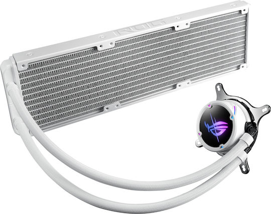 Asus ROG Strix LC II 360 ARGB Водно охлаждане на процесор Троен вентилатор 120мм за Socket AM4/1700/1200/115x Бял