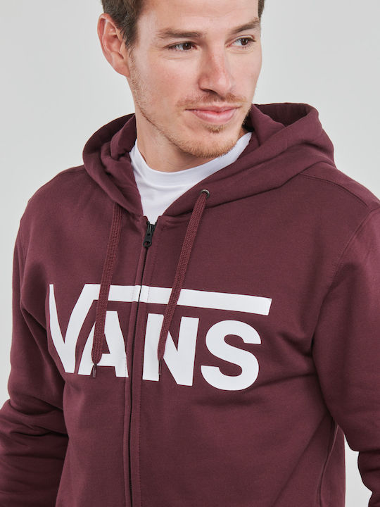 Sweatshirt mit Kapuze Burgundisch