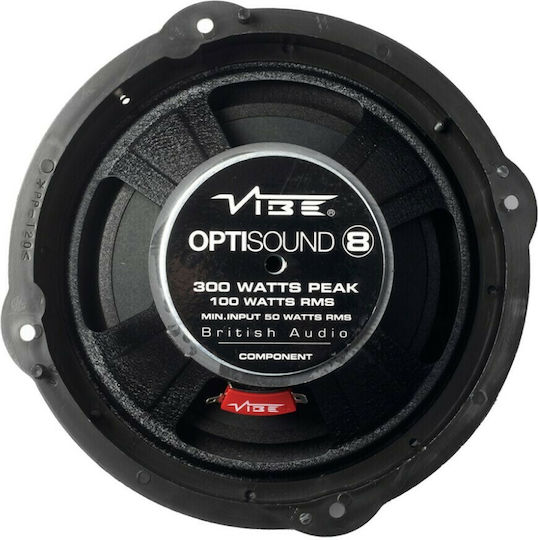 Vibe Σετ Ηχεία Αυτοκινήτου Διαιρούμενα 8" με 120W RMS (2 Δρόμων)