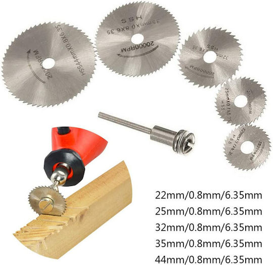 Cutting Disc Wood 6pcs