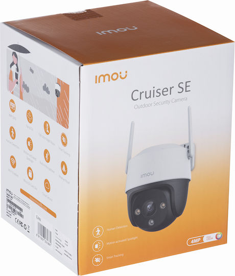 Imou Cruiser SE 4MP IP Surveillance Camera Wi-Fi Full HD+ 4MP Waterproof with Microphone and Lens 3.6mm
