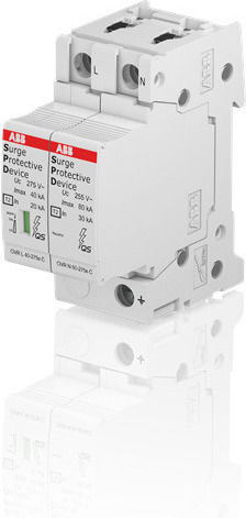 Abb 2-Poles Inspired T2 Panel Lightning Protection 1P+N