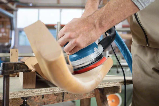 Bosch GET 55-125 Professional Έκκεντρο Τριβείο 125mm Ρεύματος 550W με Ρύθμιση Ταχύτητας και με Σύστημα Αναρρόφησης