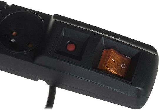 Acar S8 Power Strip 8 Positions with Switch and Cable 1.5m