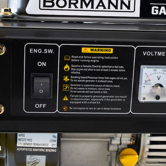Bormann BGB2500 Generator Gasoline Four-stroke with Maximum Power 1.1kVA