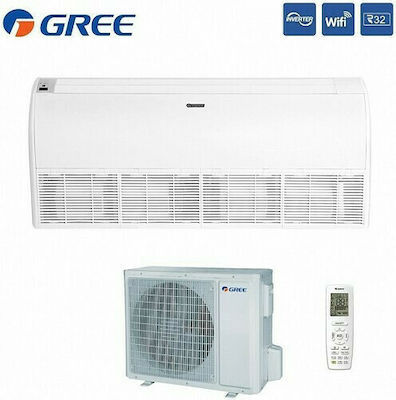 Gree GU125ZD/A-T / GUD125W/NhA-X Комерсиален Инверторен Климатик Устройство за под и таван 41200 BTU с Рефрижерантна течност R32