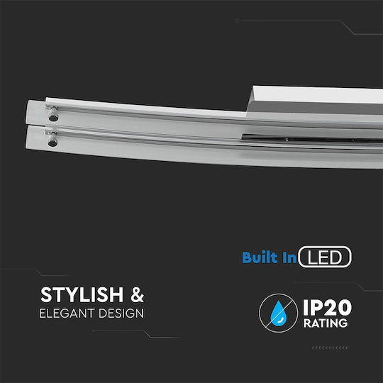 V-TAC VT-7038 Modern Leuchte Wand mit Integrierter LED und Neutralweißes Licht 7.5x7.5x7.5cm