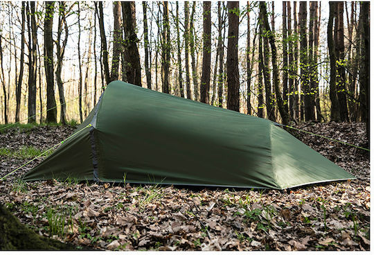 Peme Forest Winter Mountaineering Camping Tent Khaki with Double Cloth for 2 People Waterproof 4000mm 275x150x120cm