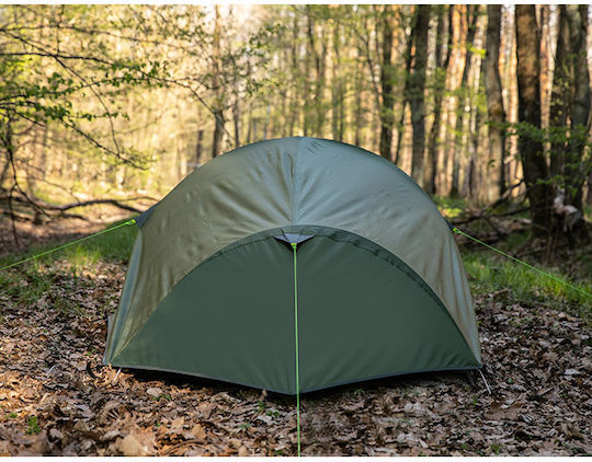 Peme Forest Winter Mountaineering Camping Tent Khaki with Double Cloth for 2 People Waterproof 4000mm 275x150x120cm