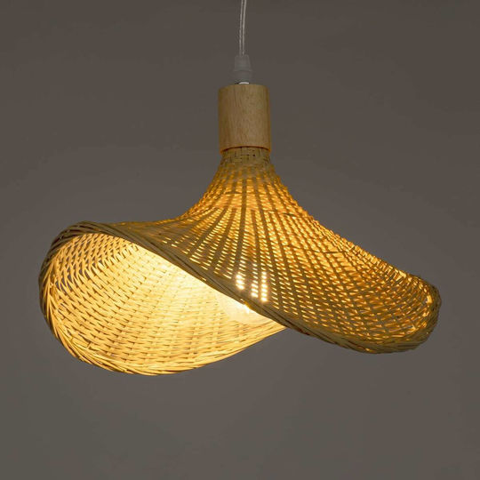 GloboStar Cuba Pendant Light Beige Boho 33cm