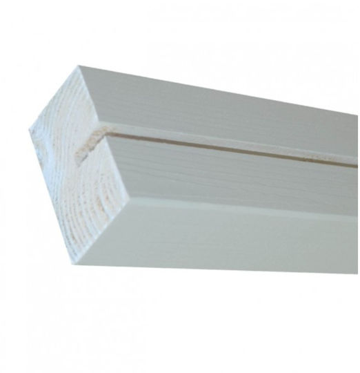 Showood Garden Fence Post Made of Wood 96.5x7x4.5cm White