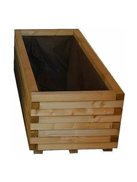 Showood Blumenkasten Hölzernes Braun 90x40x33cm.