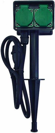 Entac ESE1.5GT2-1.5-IP44S Power Socket Black 2pcs