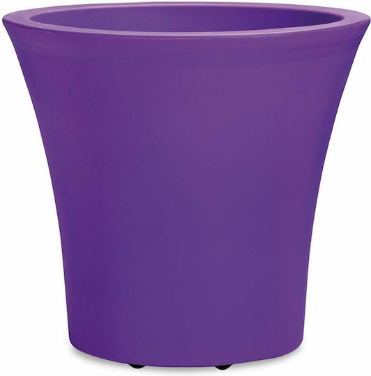 Atmosphera City with Wheels Pot Plastic Violet 40x40x38cm.