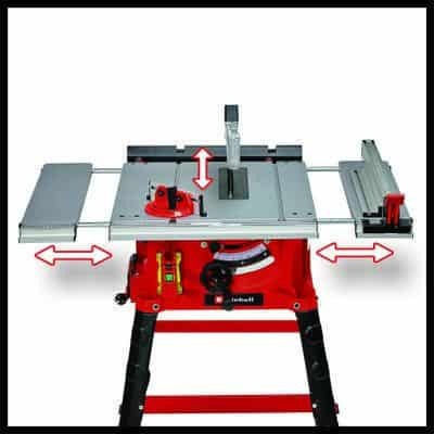 Einhell TC-TS 2225 U Banc de tăiere cu Putere 1800W & Viteză de tăiere 4250rpm