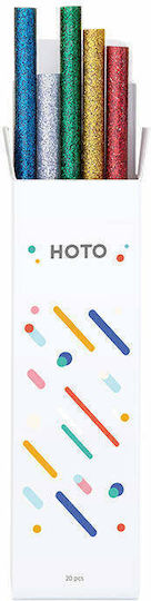 Hot Glue Stick QWRJB001 Multicolour 20pcs