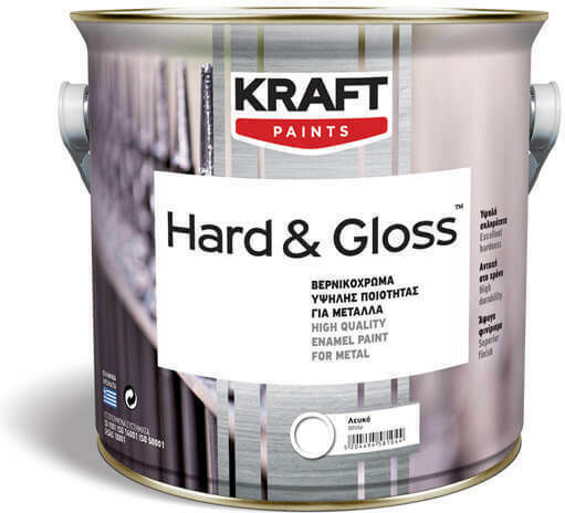 Kraft Βερνικόχρωμα Διαλύτου Hard Gloss 0.375lt Χαλκός Γυαλιστερό