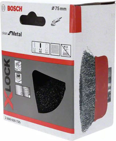 Bosch 2608620725 Wire Brush Bell 75mm