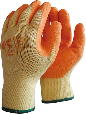 Ergo Preven Safety Glofe Latex Orange