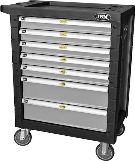 JBM Tool Trolley with 7 Drawers and 261 Tools