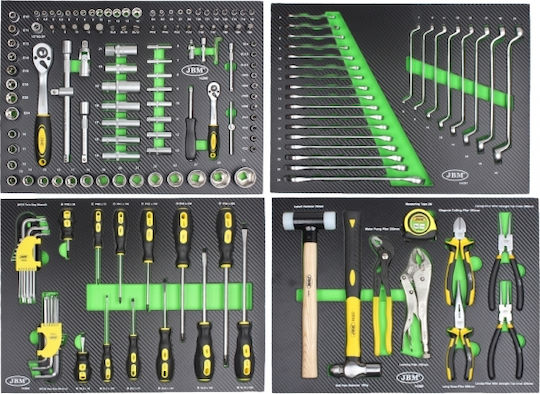 JBM Tool Trolley with 7 Drawers and 261 Tools