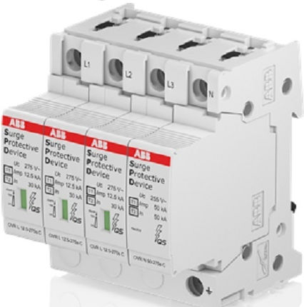 Abb 4-Poles Inspired T1 / T2 Panel Lightning Protection 80kA