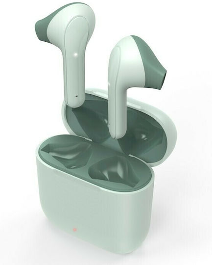 HAMA Freedom Light Earbud Bluetooth Handsfree Earphones with Charging Case Mint Green