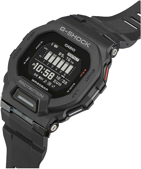 Casio G Shock Step Tracker Bluetooth 46mm Waterproof Smartwatch (Black)