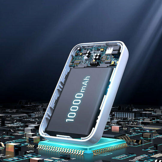 Joyroom JR-W020 MagSafe Power Bank 10000mAh 20W с USB-A порт и USB-C порт Power Delivery Light Blue