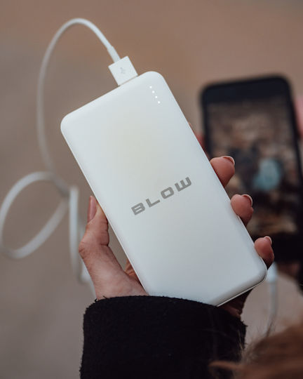 Blow PB20C Power Bank 20000mAh 15W mit 2 USB-A Anschlüssen Weiß