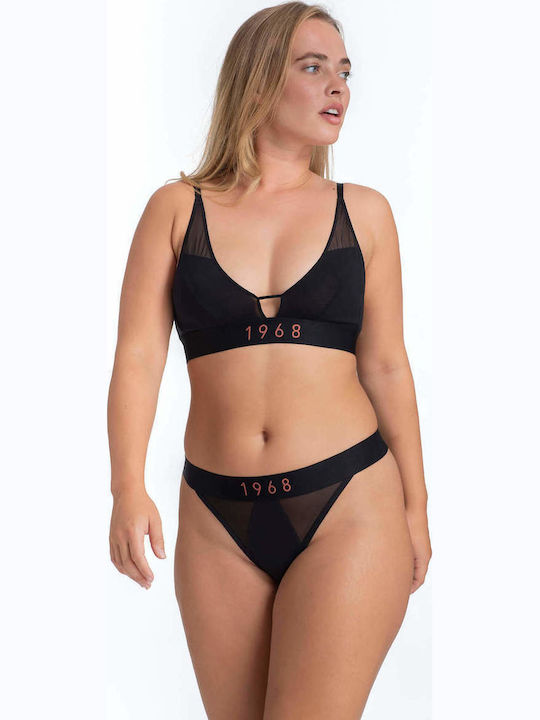 Dorina Radiate Bralette Σουτιέν Μαύρο