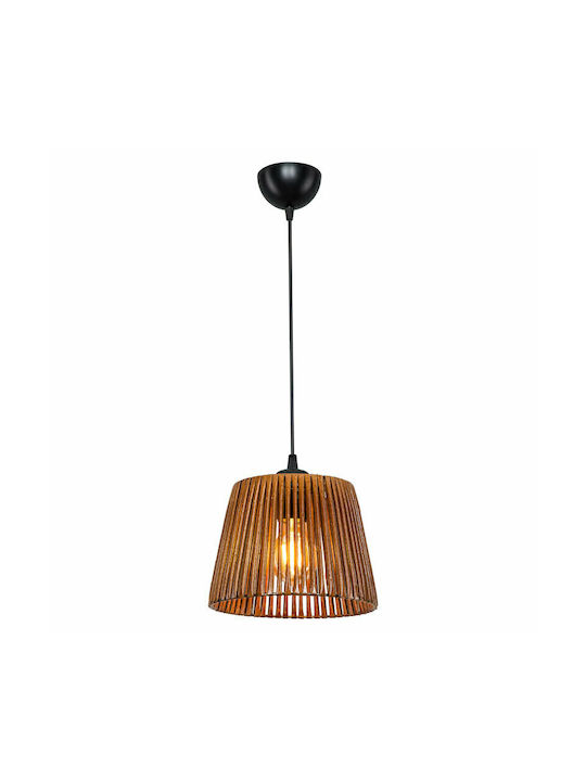 Pakketo PWL-1116 Pendant Light Single-Light for Socket E27 Brown