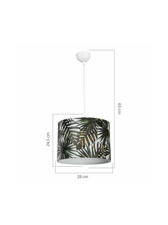 Pakketo PWL-1123 Pendant Light Multicolour with Socket E27 28x28x65cm
