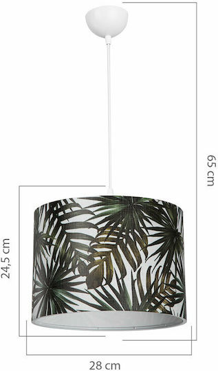 Pakketo PWL-1123 Pendant Light Multicolour with Socket E27 28x28x65cm