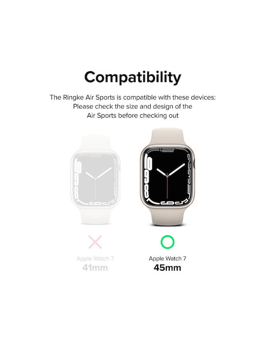 Ringke Air Силиконов Калъф Navy за Apple Watch 45 мм