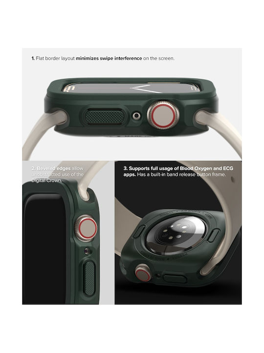 Ringke Air Силиконов Калъф Navy за Apple Watch 45 мм