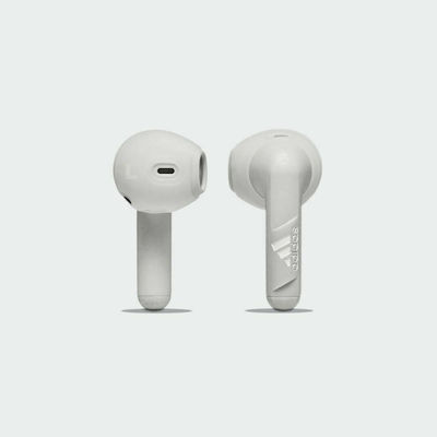 Adidas Z.N.E. 01 Earbud Bluetooth Handsfree Ακουστικά με Αντοχή στον Ιδρώτα και Θήκη Φόρτισης Clear Grey / Light Grey