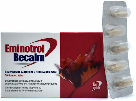 Becalm Eminotrol Supplement for Menopause 30 tabs