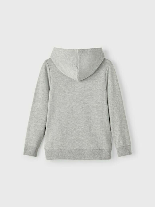 Name It Kids Sweatshirt with Hood Gray Amongus