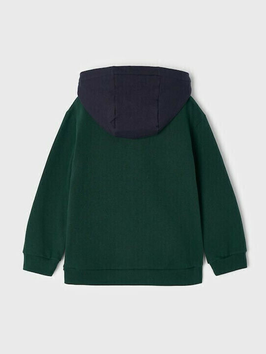 Mayoral Kids Sweatshirt with Hood Petrol